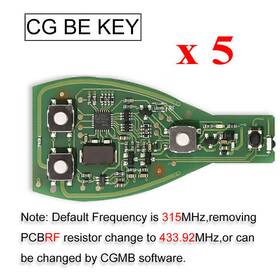Sa1783bea01 Cgdi 5x Mb Be Key 315mhz / 433mhz Fit For Mercedes Till Fbs3 Automatic Recovery