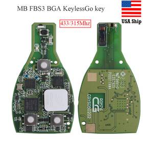 Sa1880b1ea01 Cgdi Cgmb Fbs3 Bga Keylessgo Key 315/433mhz For Benz W204 W207 W212 W164 W166