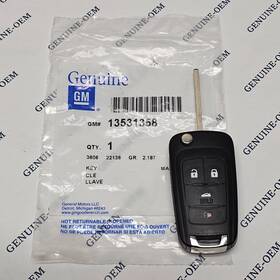 13531358 Chevrolet 2014-2019 Flip Key Keyless Entry Transmitter Fob Gm Oem