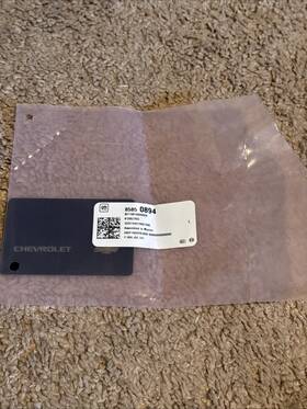 Chevrolet 86310470 Oem Gm Nfc Rfid Smart Key Card