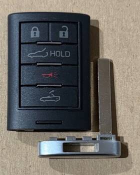 G09c04eec5c-mint Chevrolet G09c04eec5c Corvette 14-19 Smart Keyfob 5b New Keyblade Oem