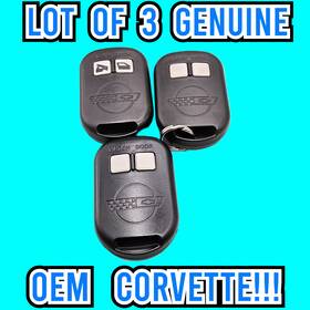 10248454 Chevrolet Pnz0202t Lot Of 3 Genuine Oem Corvette Rare Keyless Remote Fobs - Mint