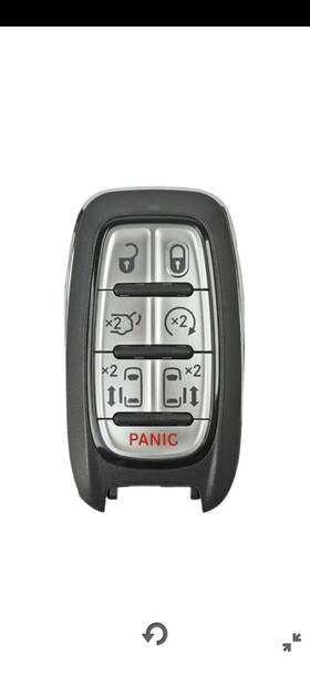 17311537 Chrysler Nitrous Keys Pacifica/voyager 2017-2023 7-button Smart Key No Keysense