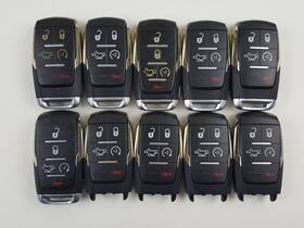 Gq4-73a Chrysler Original Lot Of 10 Ram Limited 19-24 Oem Smart Key Less Remote Start Fob Bulk Us