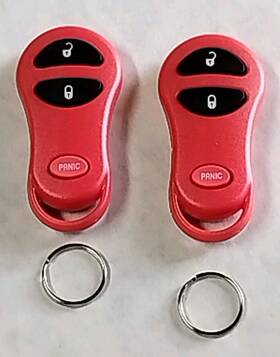 Rsm8830 Chrysler 2 Replacement For 2001-2005 Pt Cruiser 99-05 Voyager Remote Key Fob Red