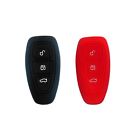 Cn038-114-bkr Bar Autotech Key Cover Skin Fit Silicone Rubber Remote Keyless
