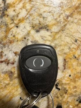 H50t45 Code Alarm Keyless Remote Catx1b 1-button Red Light Good Condition