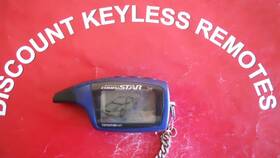 O44j2w907r Compustar Lcd Keyless Remote 2w900fmr 4-button Good Condition