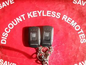 Va5rel300-1wam Compustar Pair-compustar Keyless Remote 1ws1r-am Good Condition