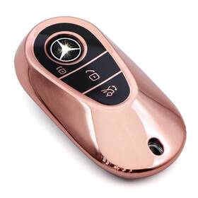 Creativity 793313909671 Soft Tpu Key Case For Mercedes Benz 2022-2025 Smart Pink