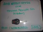 Cwtwb1u816 Nissan Versa Keyless Remote Fob Button