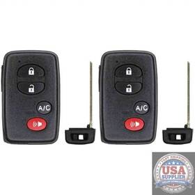 Darycom Repair 683823082196 Replacement Smart Key Fob For Toyota Prius 2015 Fcc Id Pack Of 2