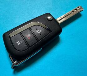 89070-42g00 Denso 12bfw Hyq12bfw 3 Oem 2019-2023 Toyota Rav4 Remote Flip Key Fob Buttons Japan Spare