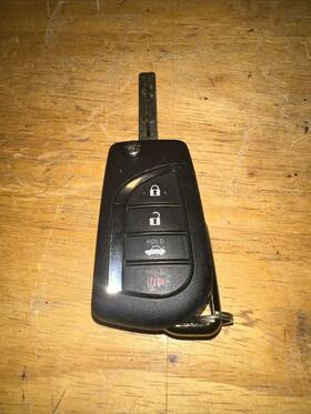 1551a-12bgf Denso 2023 Toyota Camry Flip Key Remote Fob Fcc Hyq12bgf 4-button 1551a-12bgf Denso 2023 Toyota Camry Flip Key Remote Fob Fcc Hyq12bgf 4-button