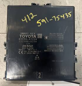 8999047220 Denso 2016-2018 Toyota Prius Smart Key Theft Locking Module