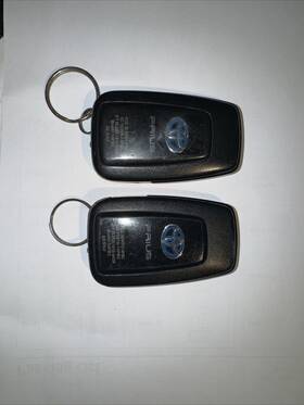 Rlvde1415-0439 Denso 2xoriginal Toyota Prius Oem Smart Key Less Entry Remote Fob 3button Blue Logo
