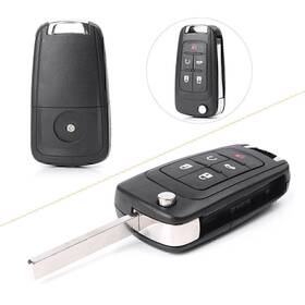 2061yf082 Dictorcoltd 5 Button Remote Key Blank Shell Fob Case Fit 10 11 12 13 Buick Lacrosse Hs