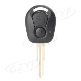 Dictorcoltd 310002169200 Remote Key Shell Case Cover Fob For Ssangyong Actyon Kyron Rexton 2-buttons