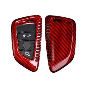 Dictorcoltd 310002280707 Red Carbon Fiber Remote Key Shell Cover For Bmw X1 X5 X6 F48 F15 F16 X-series