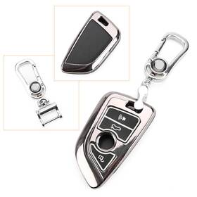 Dictorcoltd 550748567100 Car Smart 4 Button Metal Key Shell Case For Bmw X Series X1 X5 X6