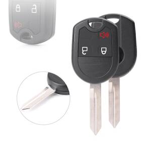 Dictorcoltd 550748583315 3-buttons Car Flip Replacement Remote Key Shell Case For Ford F-150/f250/f350
