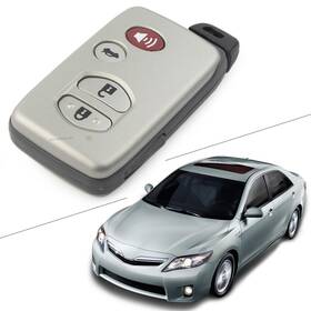 Dictorcoltd 550748588334 1x Uncut Smart Remote Key Shell Case Fob 4button For Toyota 4runner Prius Camry