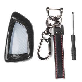 Dictorcoltd 550748641503 Carbon Fiber Remote Car Key Fob Cover Shell For Bmw 1 2 3 4 5 6 7 8 Series