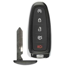 5btn Discount Keyless 639196400761 For 11-17 Ford Lincoln Entry Smart Key Remote Fob With Uncut Blade