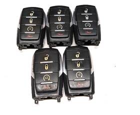 Oht-482056 Dodge 68731639aa Lot Of 5 Oem Ram Smart Key Fob Remote 4 Button