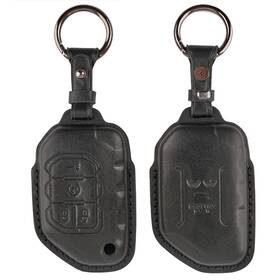 1086u1616 Dont Touch My Key For 18 24 Jeep Wrangler Jl Jt Accessories Cover Case Ring Leather Fob Cha Inch