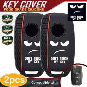 1d803075 Dont Touch My Key 2x Silicone Car Remote Case Fob Cover For Vw Golf 6 Gti Beetle Jetta Rabbit