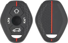 1h003334x2-hwzg Dont Touch My Key 2 Pcs Silicone Button Remote Control Case Fob Shell Cover Ring Black