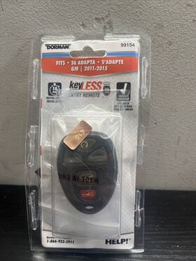 Hlx-dor99154-cl360a52 Dorman Product Gmc Acadia 2011-2015 Keyless Entry Remote 5 Button Black Plastic Open Box