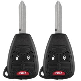 Da99071202s Driveaxle 2pcs Remote Key Fob Uncut Shell Case For Chrysler Town And Country 2005 2006 2007