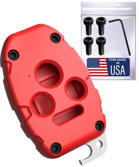 Dubbs Hardware 683404249321 Honda Key Fob Shell - Durable Crack-resistant Easy Install 4 Button