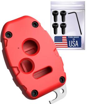 Dubbs Hardware 683404249338 Honda Key Fob Shell - Durable Crack-resistant Easy Diy Install Red