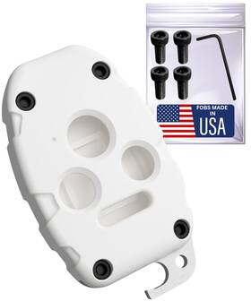 Dubbs Hardware 683404249345 Honda Key Fob Shell - Durable Crack-resistant Easy Install 4 Button