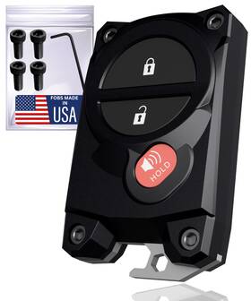 Tkf0515 Dubbs Hardware For Toyota Key Fob Cover With Built-in Bottle Opener - Black Screws