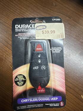 Cp128d Duracell Replacement Key Fob Case For Chrysler/dodge/jeep