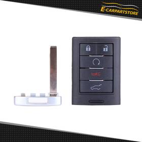 Ec057002p01 E-carpartstore Replacement Fits 2010 2011 2012-2014 Cadillac Srx Keyless Entry Remote Fob