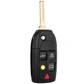 Ec057021p01 E-carpartstore Fits Volvo V70 S60 2000-2008 2009 Remote Car Key Fob Shell Cover 5button