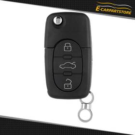 Ec057036p01 E-carpartstore Fits Audi S4 Tt A4 2000 2001 2002 2003-2005 Remote Car Key Fob Shell Cover