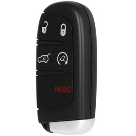 Ec125762p01 E-carpartstore Fits 2017 2018 2019-2021 Jeep Compass Remote Key Fob Uncut Shell Case
