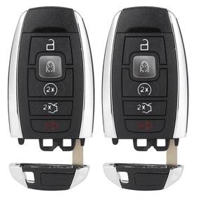 Ec128354p01 E-carpartstore 2x Replacement Fits Lincoln Continental Mkc Mkx Mkz Keyless Entry Remote Fob