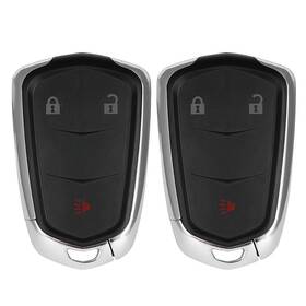 Ec834173o01 E-carpartstore 2 Fits Cadillac Srx 2015 2016 Remote Key Shell Case Fob 2aokm-g2ab 3 Button