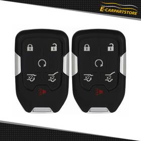 Ec834197p01 E-carpartstore 2 Fits 2015 2016 2017 2018-2020 Gmc Yukon Remote Key Fob Uncut Shell Case