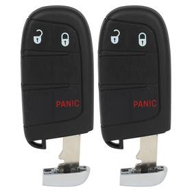 Ec842507p01 E-carpartstore 2 Replacement Fits 2017-2020 Jeep Compass Keyless Entry Remote Fob 3 Buttons