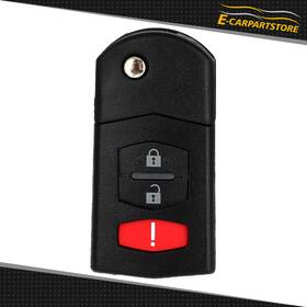Ecp125775st E-carpartstore For Mazda Cx-7 07-12 Keyless Entry Remote Control Key Fob Shell 3 Buttons