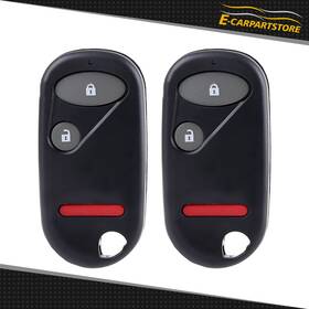 Ecp817411st E-carpartstore 2 Keyless Entry Remote Key Fob Replacement For Honda Civic Pilot 2001 2002-2005