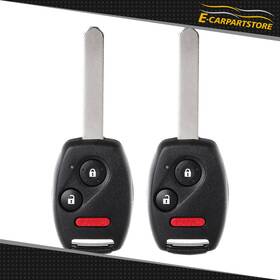 Ecp991136st E-carpartstore 2 For Honda Odyssey 2005-2010 Keyless Entry Remote Key Fob Replacement 3 Buttons